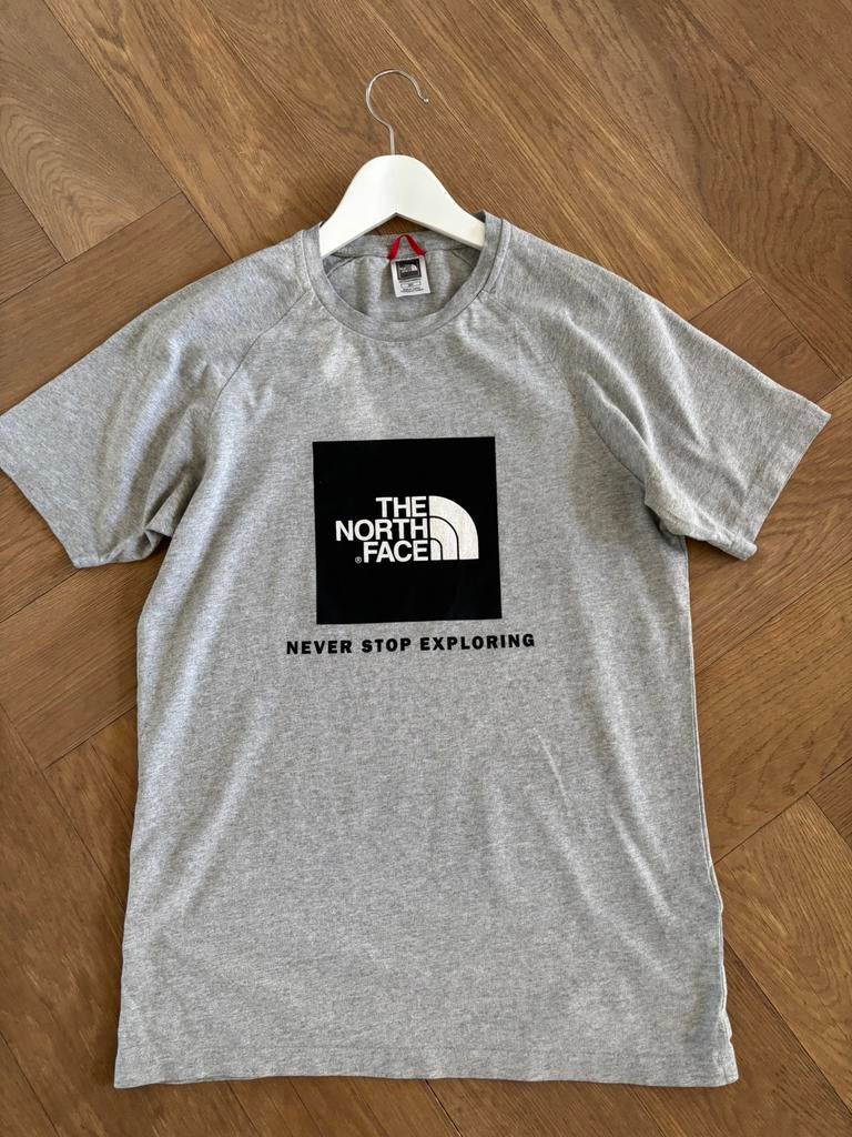 The north face shirt s, Ophalen of Verzenden, Gedragen, Maat 46 (S) of kleiner, Grijs