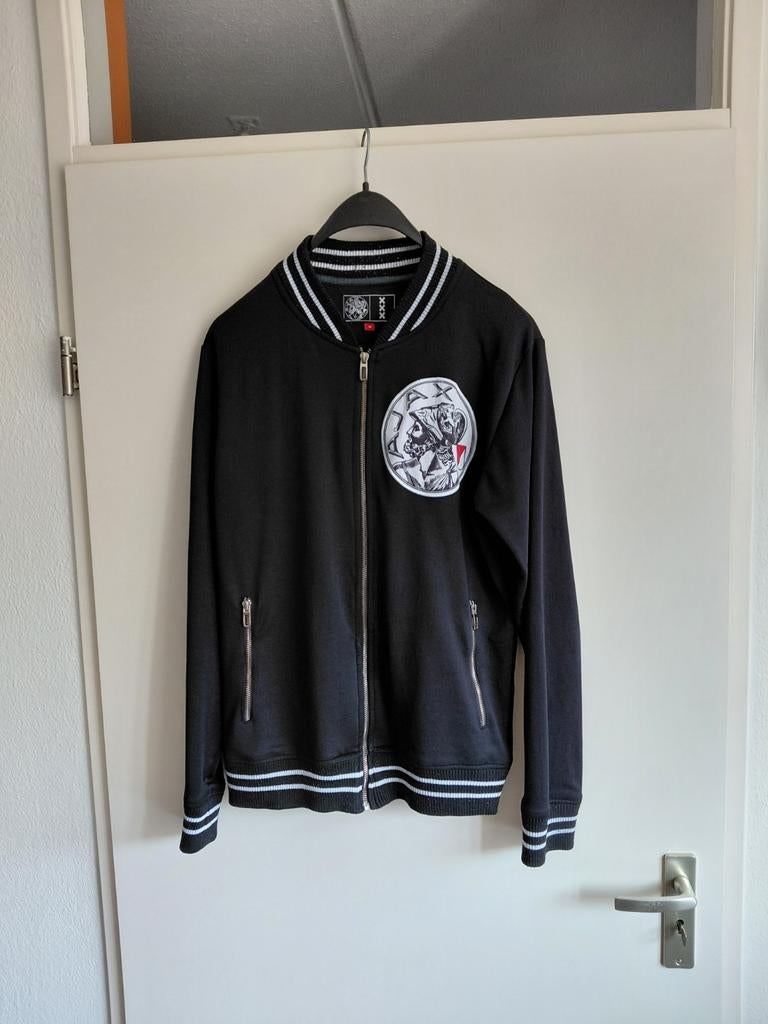 Afc ajax retro jack jas oude logo maat m, Kleding | Heren, Maat 48/50 (M), Zwart, Ophalen of Verzenden, Ajax