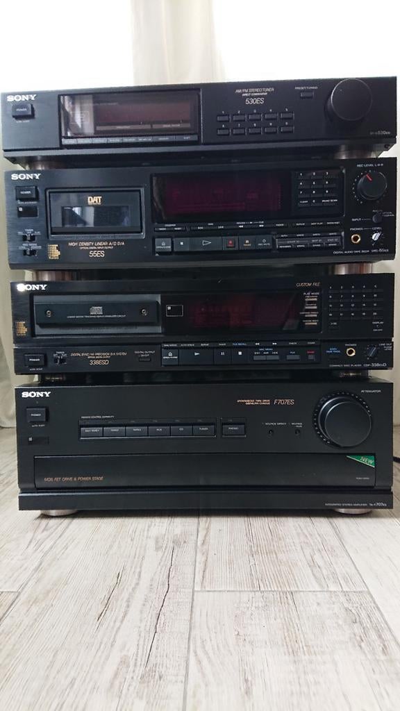 Sony ES Toren: Hoogwaardige Audio Set, Gebruikt, Sony, Tuner of Radio, Losse componenten