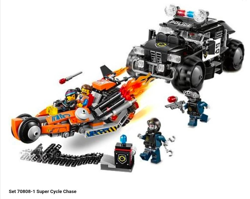 LEGO 70808 The LEGO Movie Super Cycle Chase, Ophalen of Verzenden, Zo goed als nieuw, Complete set, Lego