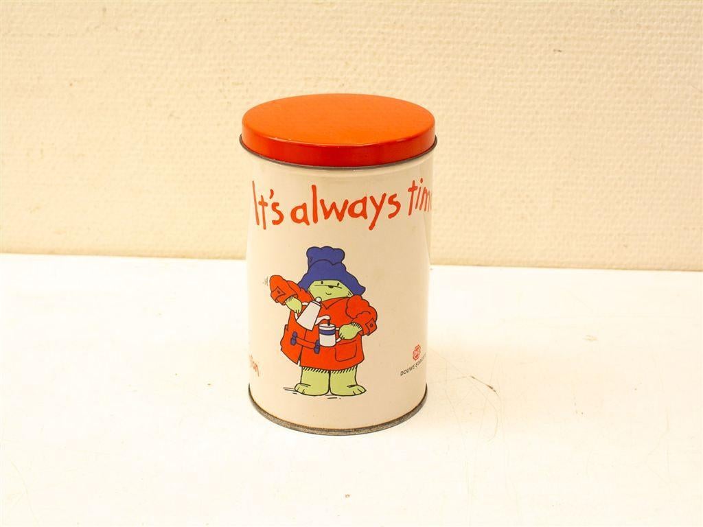 Douwe Egberts koffie blik 33789, Verzamelen, Blikken, Ophalen of Verzenden, Gebruikt, Koek(jes), Douwe Egberts