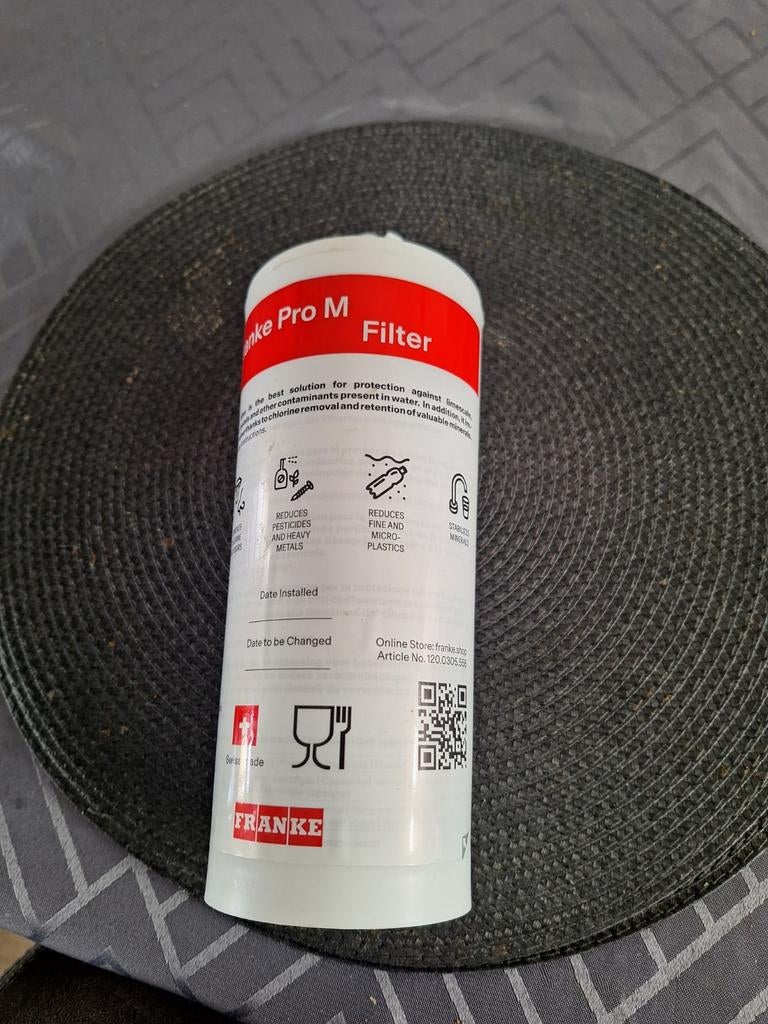 Franke Pro M kokendwater filter, Ophalen, Nieuw
