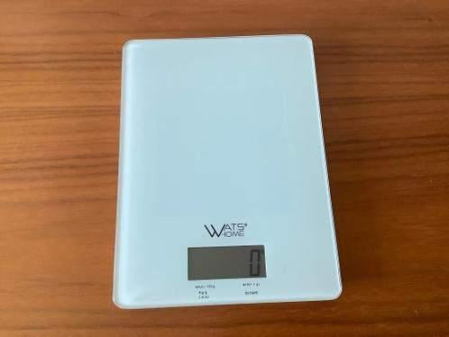 Wats Home digitale weegschaal keukenweegschaal glas tot 10kg, Witgoed en Apparatuur, Weegschalen, Ophalen, Keukenweegschaal, 1 tot 500 gram