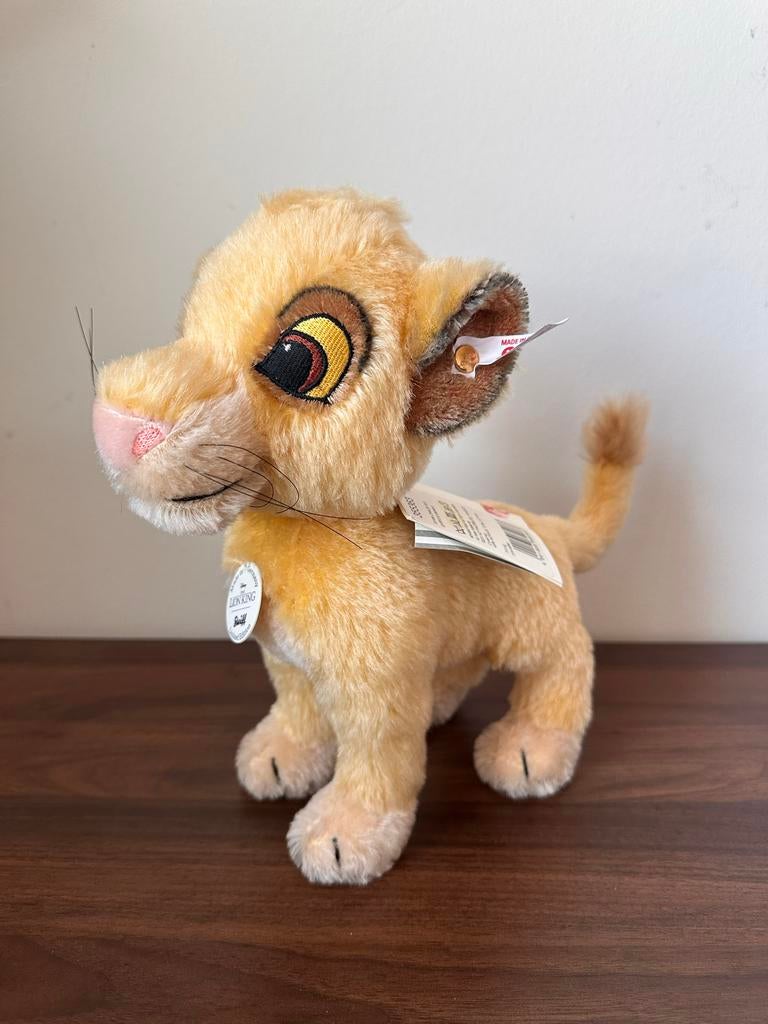 Steiff Simba Limited Edition Leeuwenkoning Pluche, Ophalen of Verzenden, Zo goed als nieuw, Overige typen