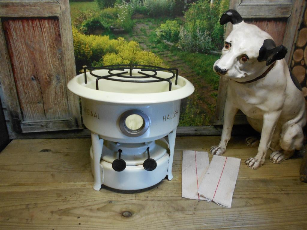 🔥emaille creme roomwit petroleumstellen oliestellen🔥, Ophalen of Verzenden