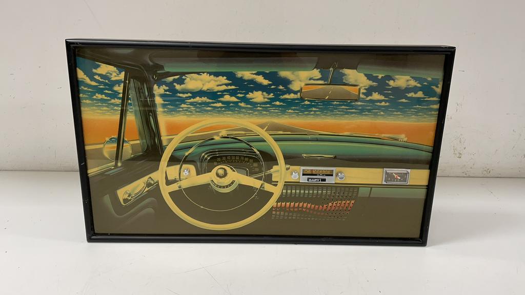 Mooie neon verlichting met radio, Ophalen