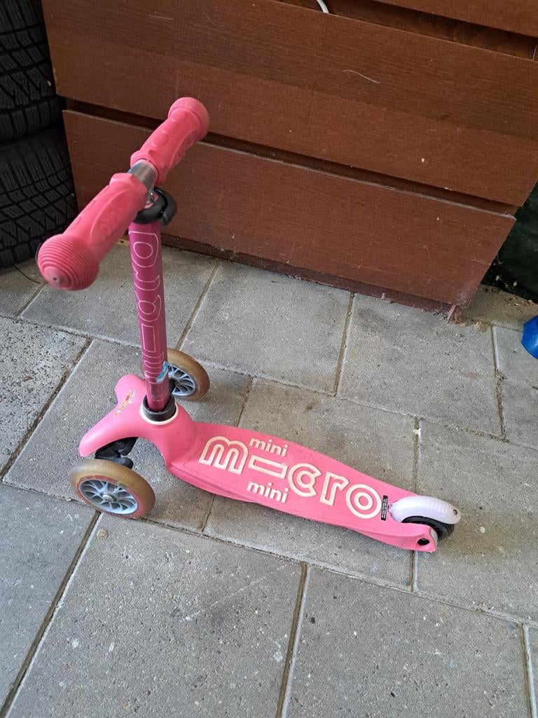 Micro Mini Step Roze - Perfect voor Peuters, Ophalen, Gebruikt, Gewone step, Micro