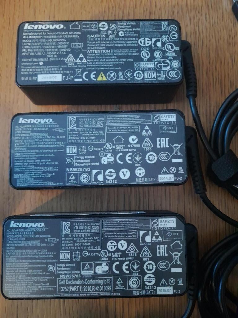 Te koop: ADLX45NLC3A adapter lenovo (112) oplader, Computers en Software, Laptop-opladers, Ophalen of Verzenden, Nieuw, Lenovo