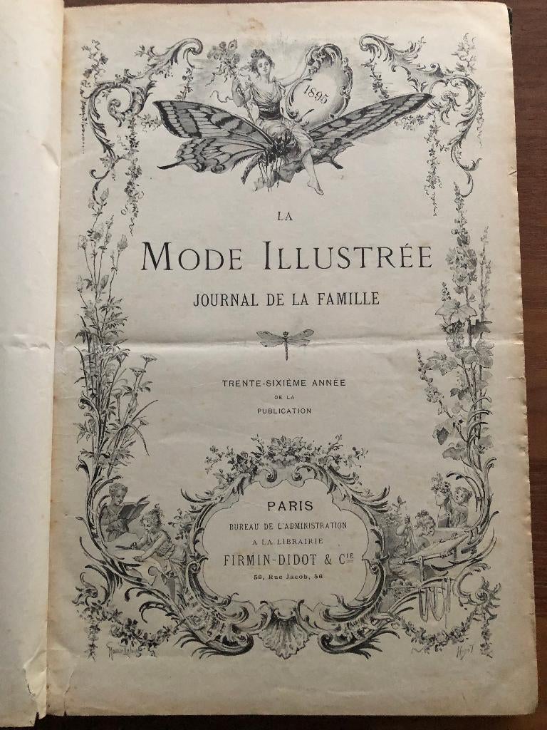 1895 La Mode Illustrée. Journal de la Famille. Weekblad, Verzenden