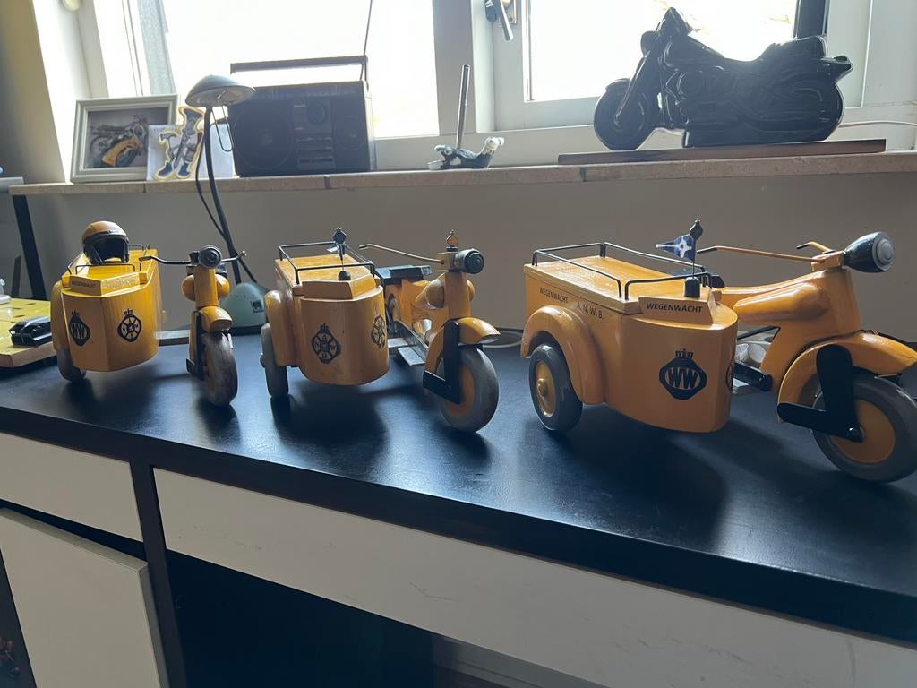 Zijspanmotor ANWB Wegenwacht hout gevraagd, Ophalen of Verzenden