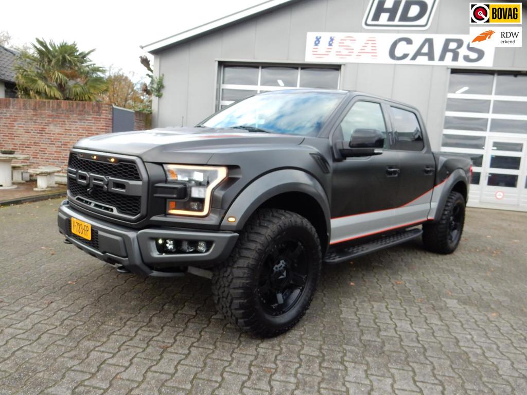 Ford USA RAPTOR F150 3.5 V6 Ecoboost SuperCrew lage bijtelli, Automaat, LED verlichting, F-150, Leder