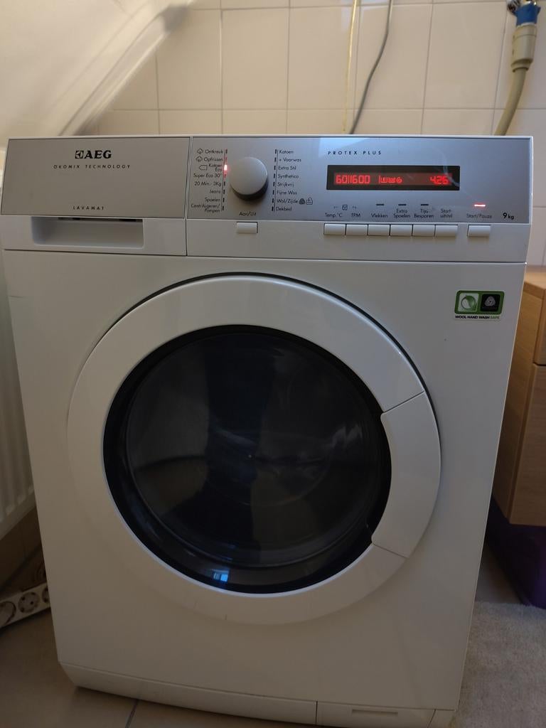 AEG wasmachine 9kg - Goede staat, werkt perfect!, Ophalen, Gebruikt, 8 tot 10 kg, 1600 toeren of meer