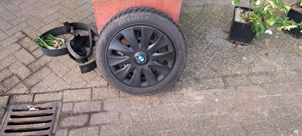 winterbanden BMW, Gebruikt, 16 inch, Banden en Velgen, Personenwagen