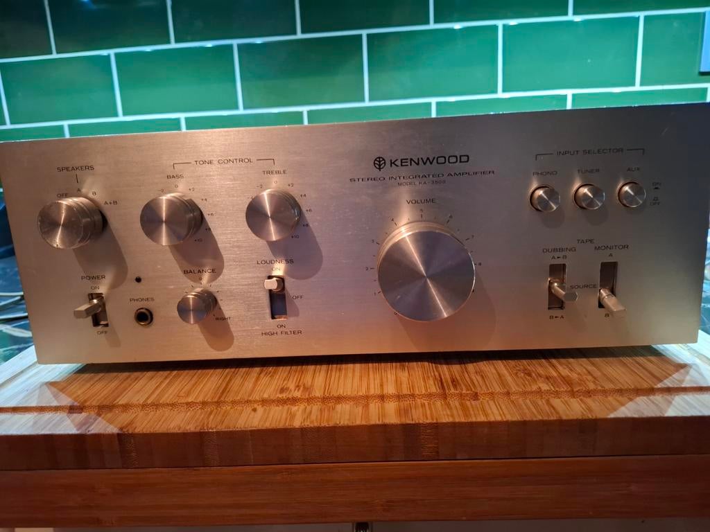 Kenwood KA-3500 Vintage Stereo Versterker, Ophalen of Verzenden, Gebruikt, Minder dan 60 watt, Overige merken