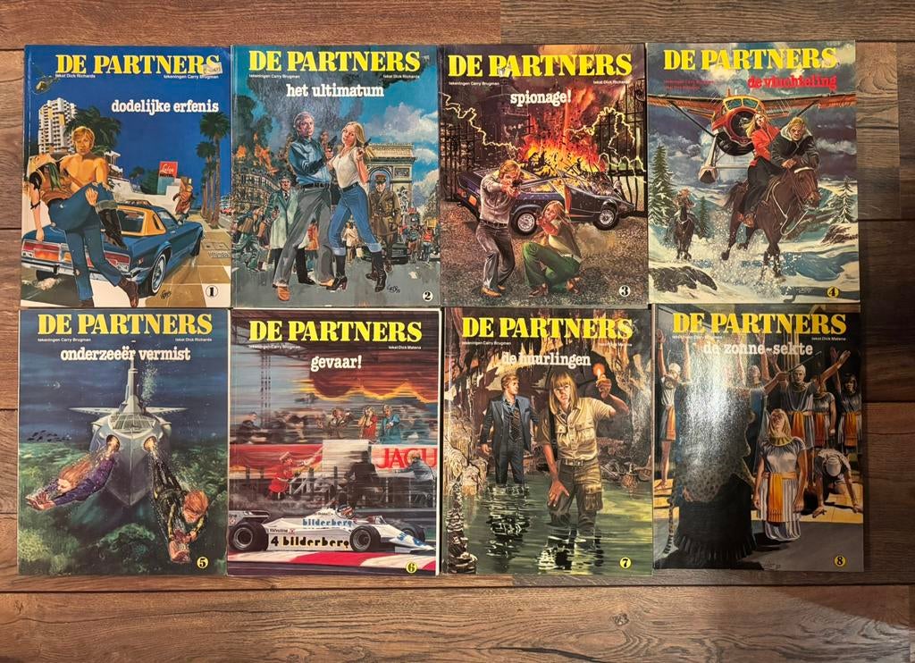 Te koop stripboeken de partners, Boeken, Meerdere stripboeken, Ophalen of Verzenden, Gelezen