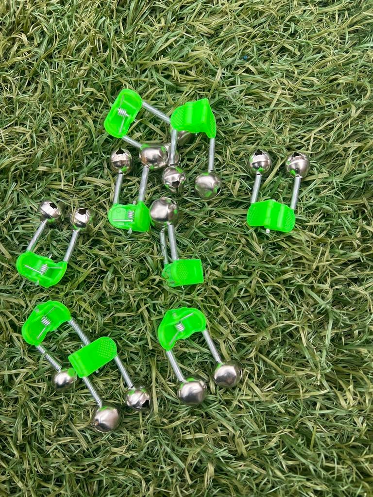 Set van 10 visbellen voor hengelsport, Watersport en Boten, Hengelsport | Algemeen, Verzenden, Gebruikt, Overige typen