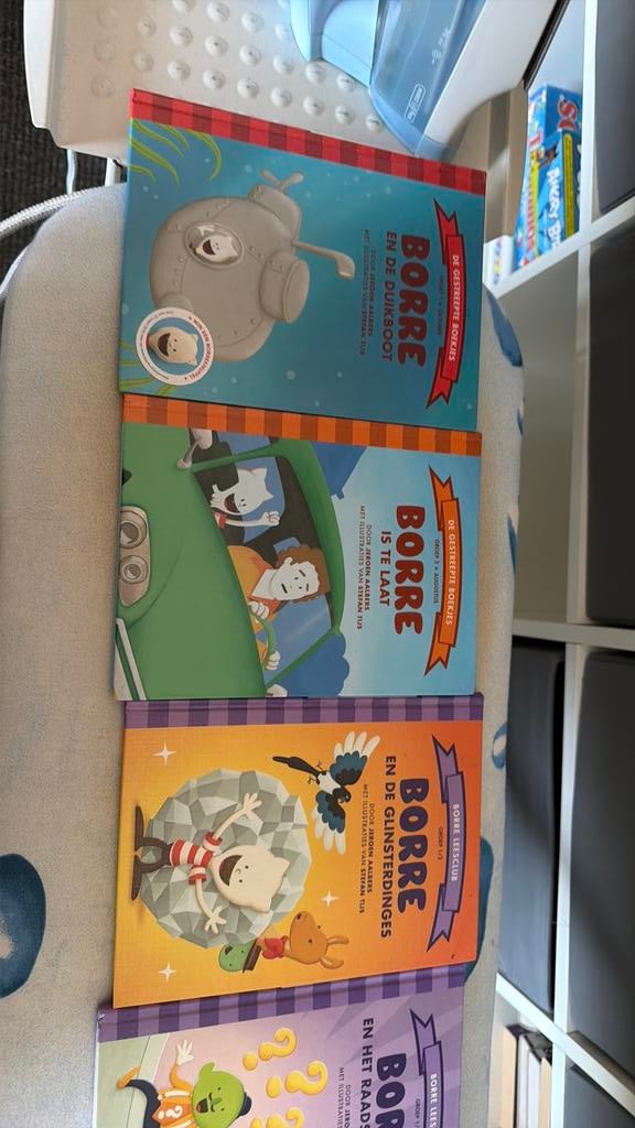 6 borre boekjes oa - Borre en de duikboot, Boeken, Fictie algemeen, Ophalen of Verzenden, Zo goed als nieuw, Jeroen Aalbers