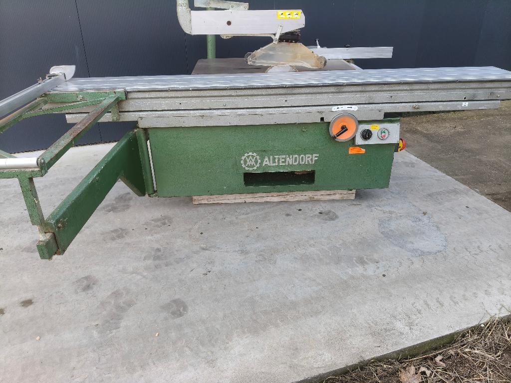 Paneelzaag/ formaatzaag altendorf met voorritser, Doe-het-zelf en Verbouw, Ophalen, Gebruikt, 70 mm of meer, Overige typen
