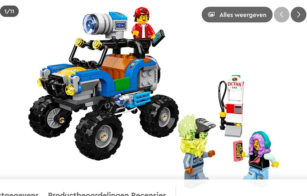 Hidden Side, Jack's Strandbuggy., Ophalen of Verzenden, Zo goed als nieuw, Complete set, Lego
