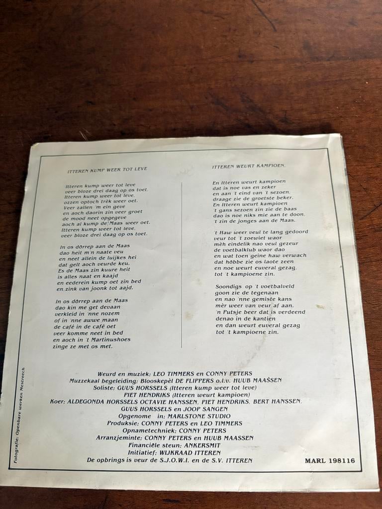 Lp van Itteren - Itteren Kump Weer Tot Leve, Ophalen of Verzenden, Gebruikt, 12 inch