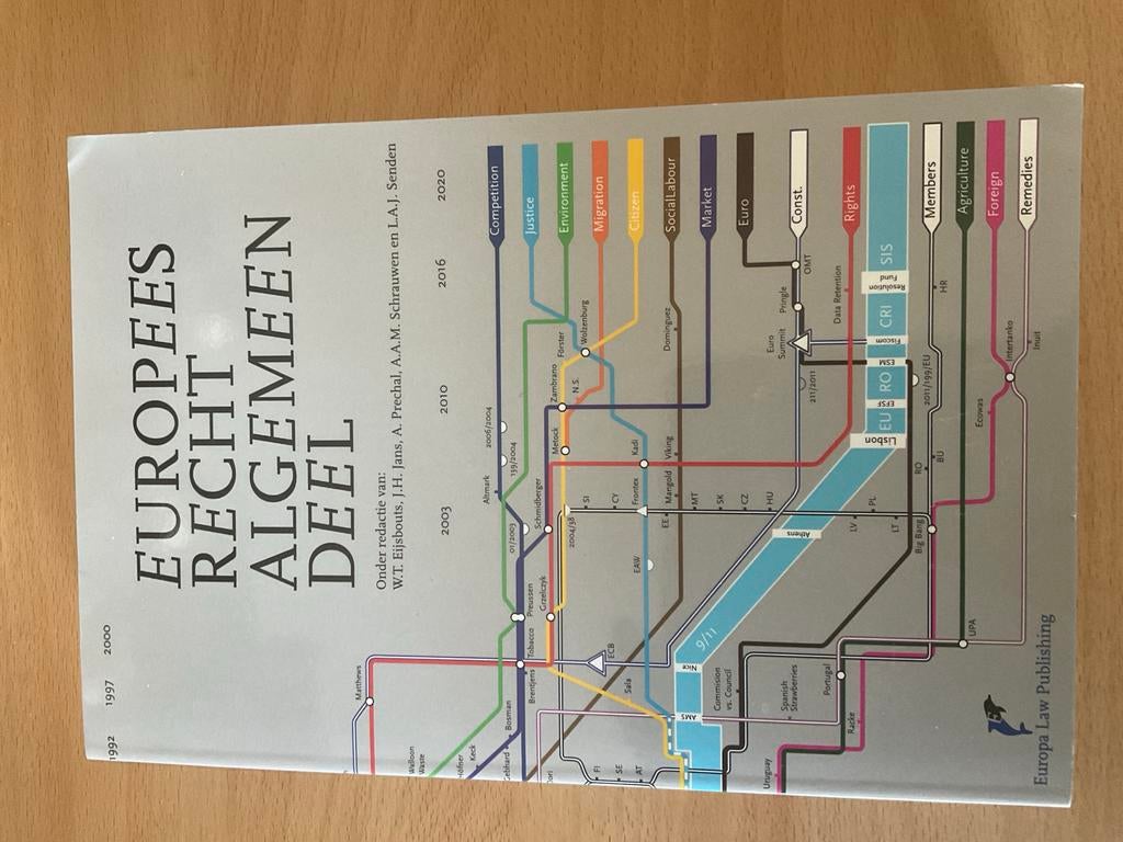 Europees Recht Algemeen Deel - Studieboek, Boeken, Studieboeken en Cursussen, Ophalen, Gamma, Gelezen, HBO
