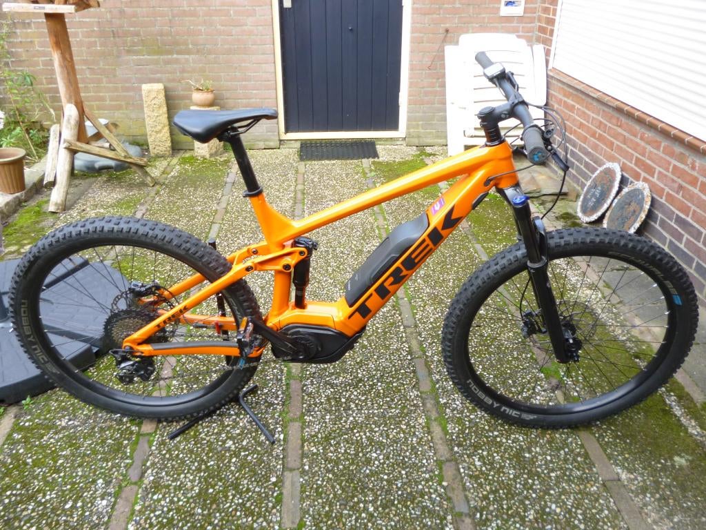 trek superfly SF7 ebike 29er met voor en achtervering, Overige merken, Gebruikt, Fully, 45 tot 49 cm