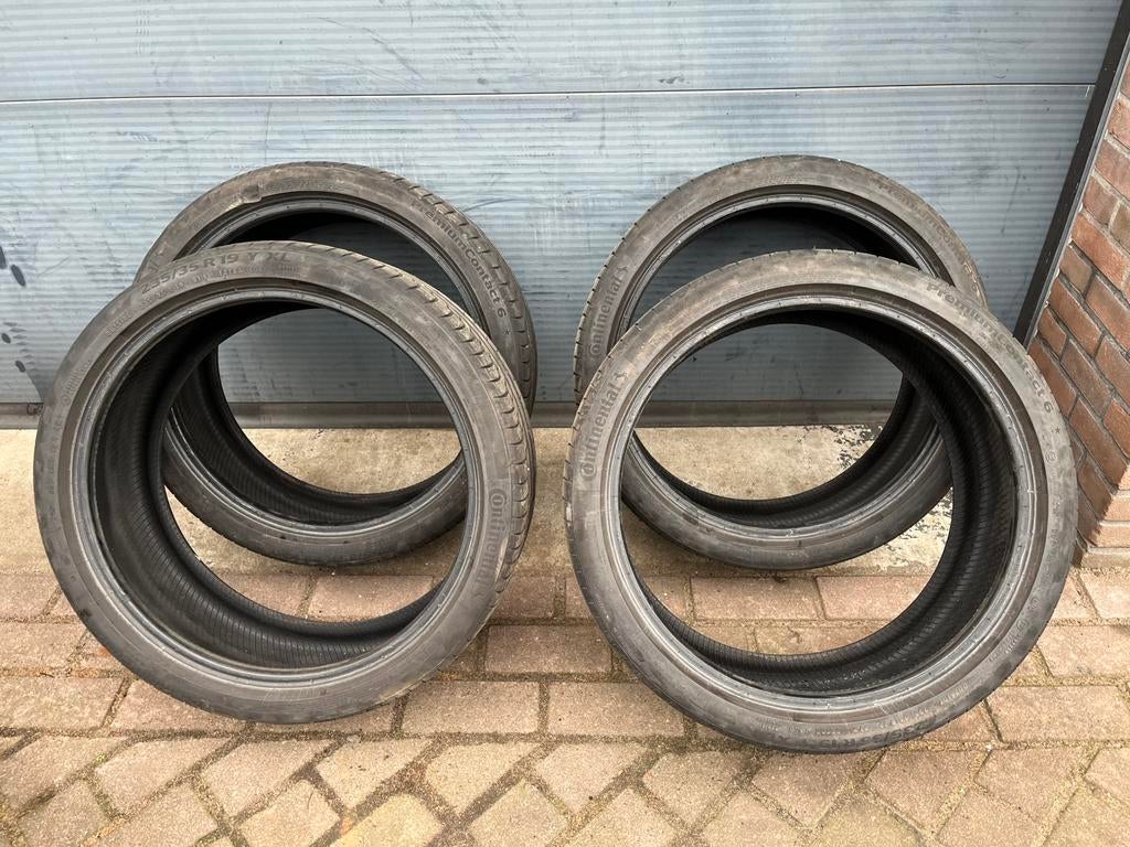 235/35-19 bmw vw audi continental premuimcontact 6, Auto diversen, Autospeakers, Ophalen, Gebruikt