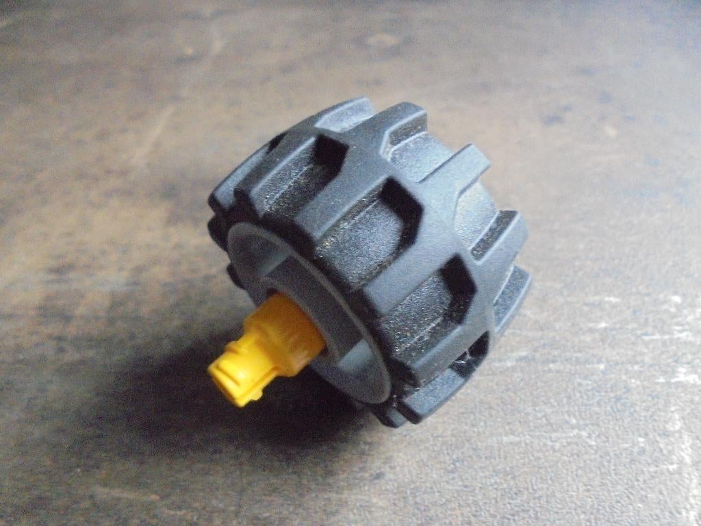 Lego Duplo Toolo Wheel with Deep Tread Tire (zie foto's) 2, Ophalen of Verzenden, Gebruikt, Losse stenen, Duplo