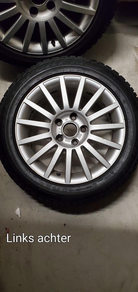 Winterbanden Audi a3 8p, Ophalen, Gebruikt, 16 inch, Band(en)