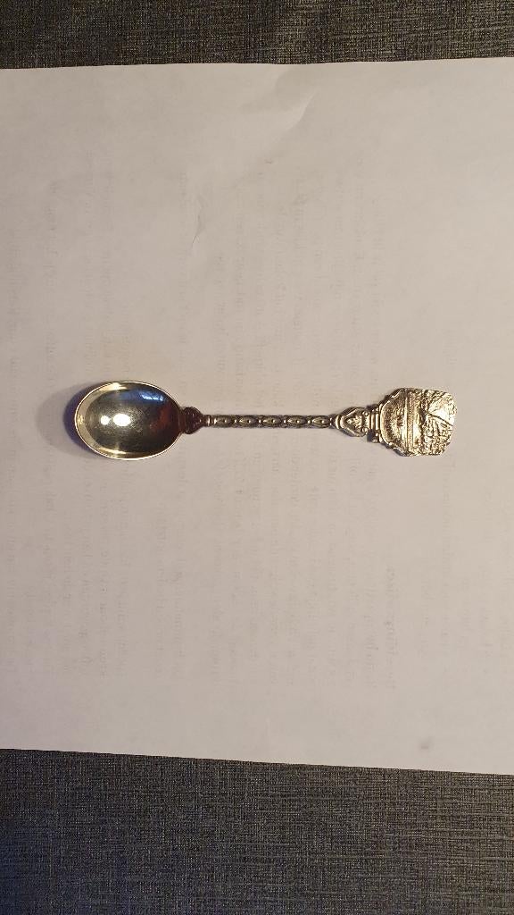 Zilveren theelepel MS WF Feenstra SR Alpacca, Ophalen of Verzenden, Zilver