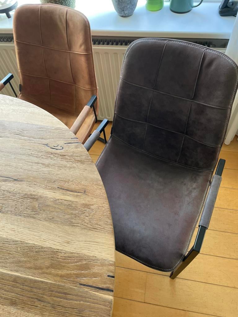 Vier eetkamerstoelen van MX Sofa, Ophalen, Zo goed als nieuw, Vier, Industrieel