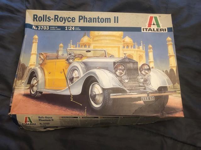 Bouwpakket Italieri Rolls-Royce Phantom II met schaal 1:24, Hobby en Vrije tijd, Modelbouw | Auto's en Voertuigen, 1:32 tot 1:50