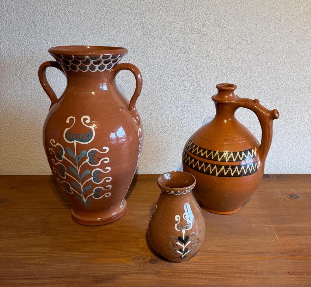 Hongaarse Allmogekeramiek Kannenset, Ophalen of Verzenden