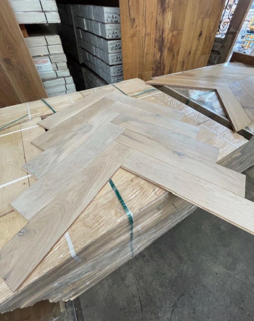 Eiken visgraat vloer parket nergens goedkoper!