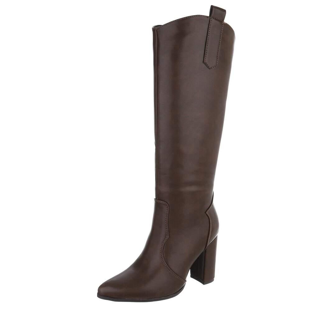 Dames hoge laarzen high heels donkerbruin 36 37 38 39 40 41, Kleding | Dames, Schoenen, Info@lunamex.com, Hoge laarzen, Nieuw