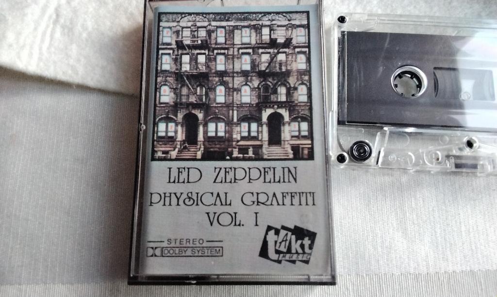 Cassettebandje Led Zeppelin Physical Graffiti Vol. I Bootleg, Ophalen, Gebruikt, 1 bandje, Rock en Metal