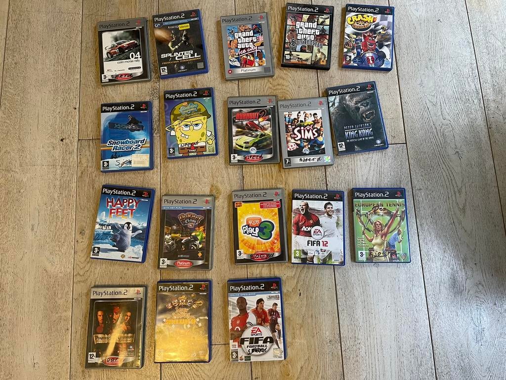 PS2 games, Spelcomputers en Games, Games | Sony PlayStation 2, 1 speler, Ophalen of Verzenden, Zo goed als nieuw, Vanaf 3 jaar