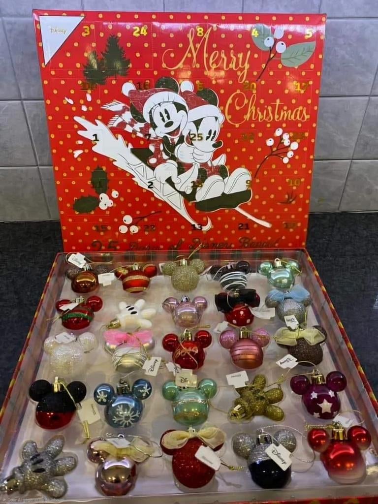 Disney kerstballen kerstbal Mickey Minnie Mouse NIEUW, Ophalen of Verzenden, Mickey Mouse, Nieuw