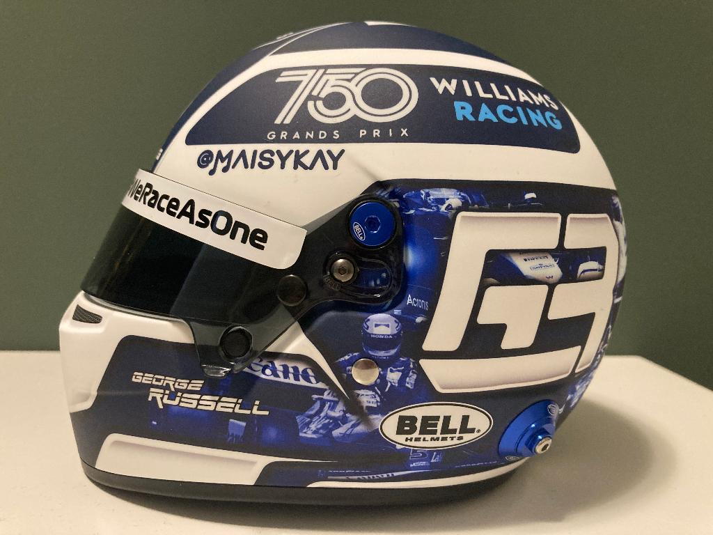 ✅ George Russell 1:2 helm Monaco 2021 Williams Racing F1, Verzamelen, Automerken, Motoren en Formule 1, Ophalen of Verzenden, Nieuw