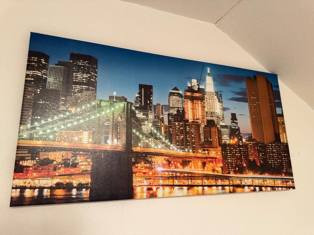 Canvas schilderij, Huis en Inrichting, Ophalen, Zo goed als nieuw, Schilderij, 75 tot 100 cm