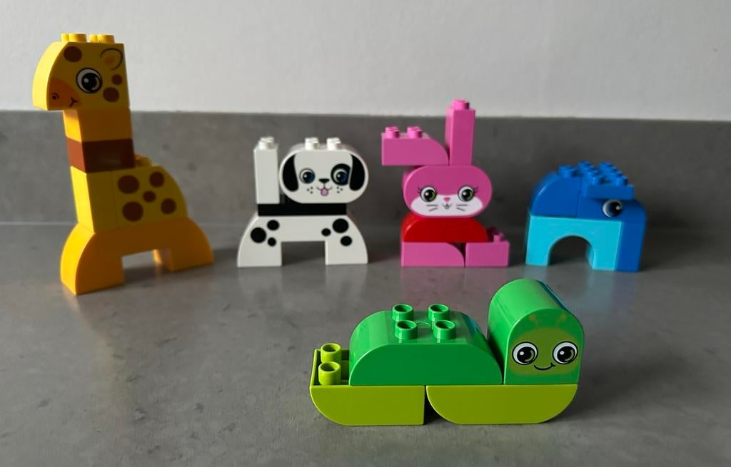 Lego Duplo 10573 Creatieve Dieren Set, Kinderen en Baby's, Speelgoed | Duplo en Lego, Zo goed als nieuw, Duplo, Complete set, Ophalen of Verzenden