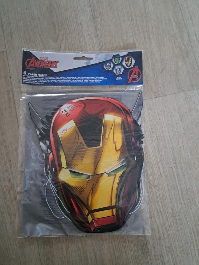 Avengers Maskers - Iron Man, Hulk, Captain America, Thor, Kinderen en Baby's, Carnavalskleding en Verkleedspullen, Ophalen of Verzenden