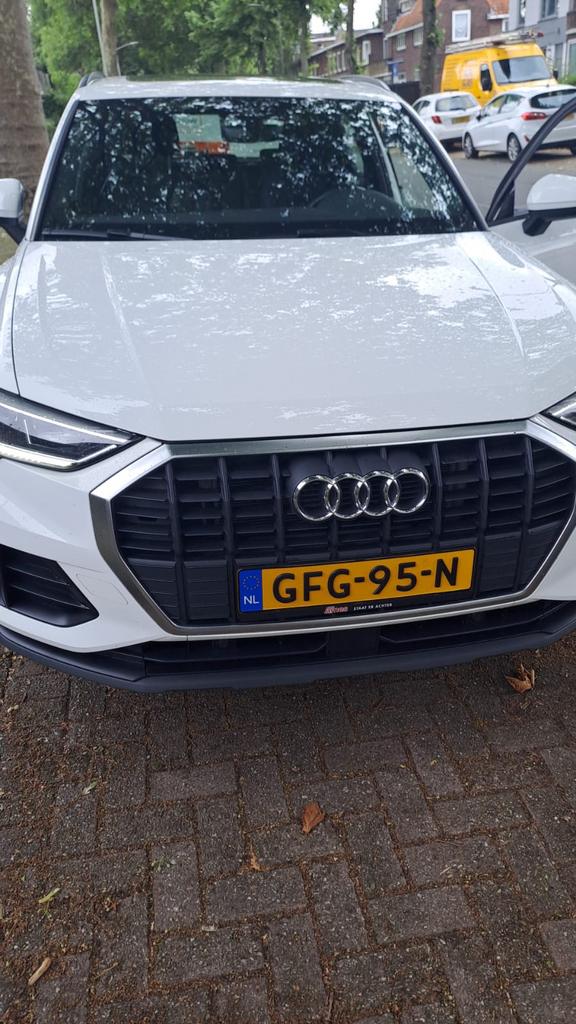 Audi Q3 45 Tfsi e 245pk Phev 2021 Wit PANORAMA DAK S-LINE, Auto's, Audi, Leder en Stof, Wit, Plug-in hybride, Hybride Elektrisch/Benzine