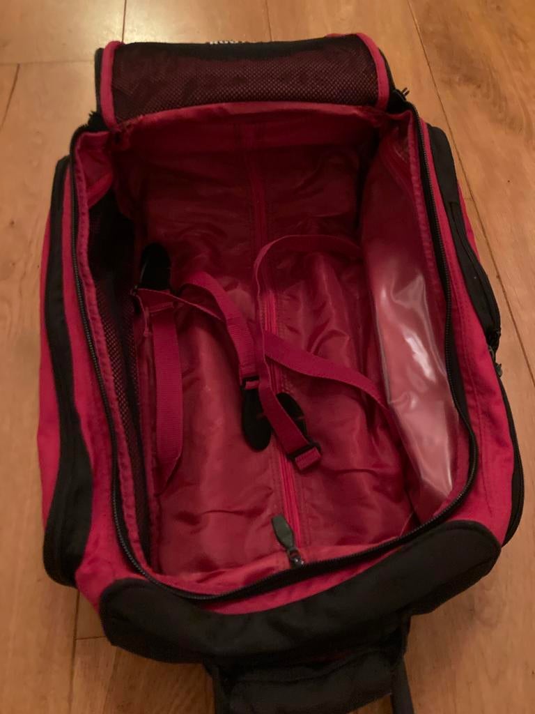 ROOTS Canada multifunctionele rol koffer, Ophalen, Gebruikt, Rood, 30 cm of meer