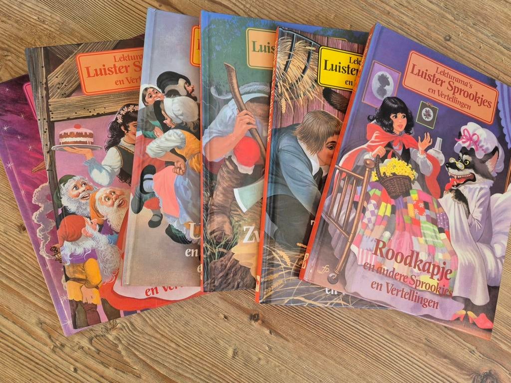 Lekturama Luister Sprookjes en Vertellingen - 6 Boeken, Ophalen of Verzenden, Gelezen, Lekturama