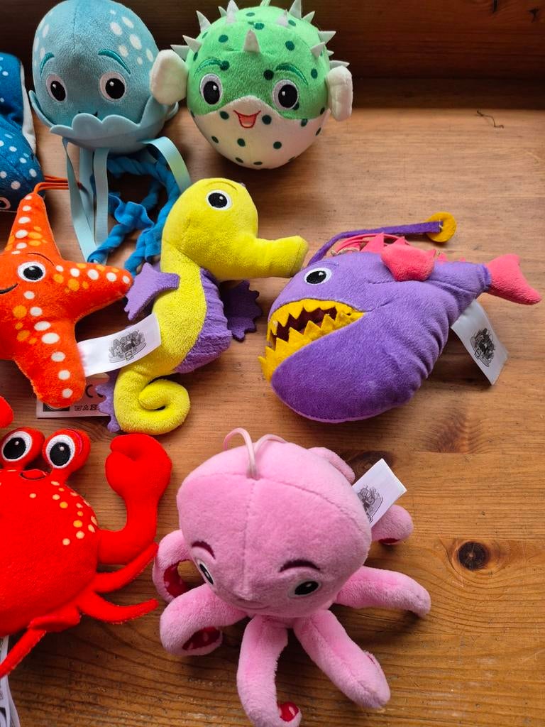 Lidl mini's aquamini's zeedieren knuffeltjes, Lidl, Ophalen of Verzenden