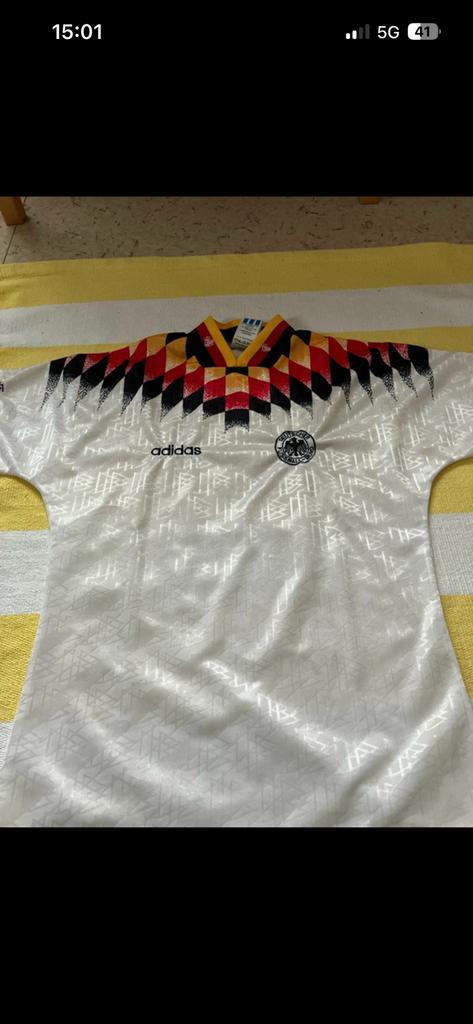 Duitsland retro voetbalshirt, Ophalen of Verzenden, Gebruikt, Shirt