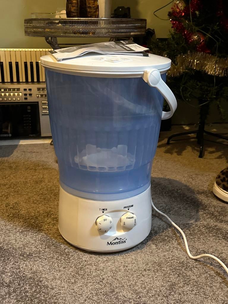 Montiss Mini Wasmachine - Compact en Handig, Minder dan 85 cm, Minder dan 4 kg, Bovenlader, Ophalen of Verzenden
