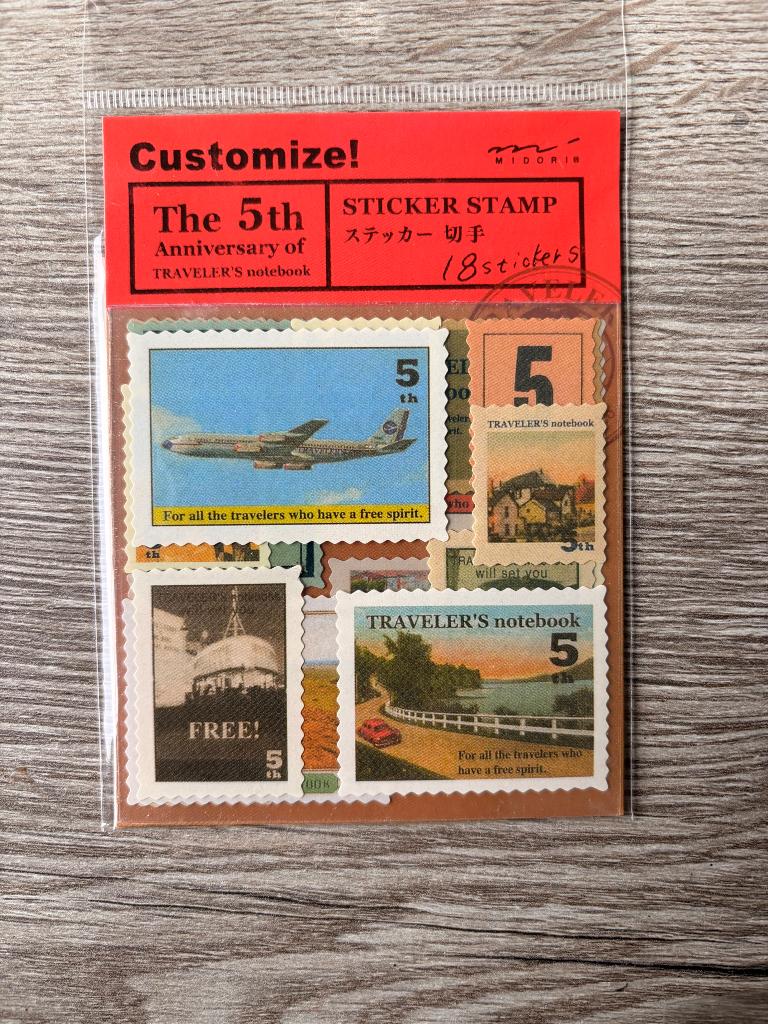 Midori stickers 5th anniversary, Ophalen of Verzenden, Nieuw, Versiering of Embellishment