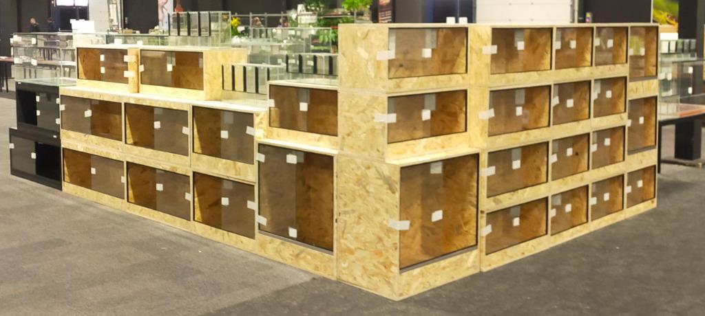 osb3 terrariums ook maat werk, Dieren en Toebehoren, Ophalen of Verzenden, Nieuw, Terrarium of Paludarium